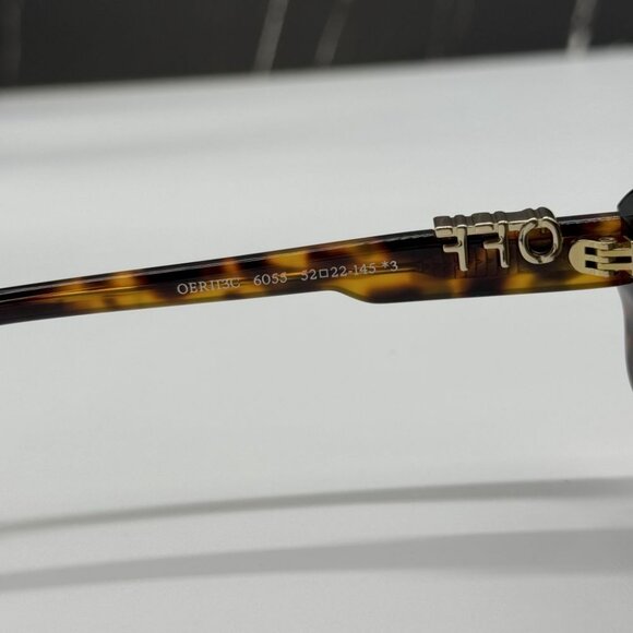 NEW OFF-WHITE OERI13C RENTON 6055 SUNGLASSES WOMEN OVAL HAVANA EYEWEAR main image 9